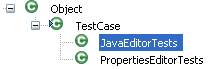 Hierarchy before extracting EditorTests