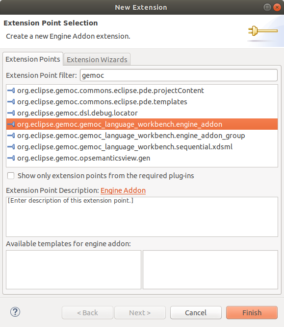 New Extension forEngine Addon screenshot
