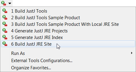 Generate the JRE p2 Update Site 