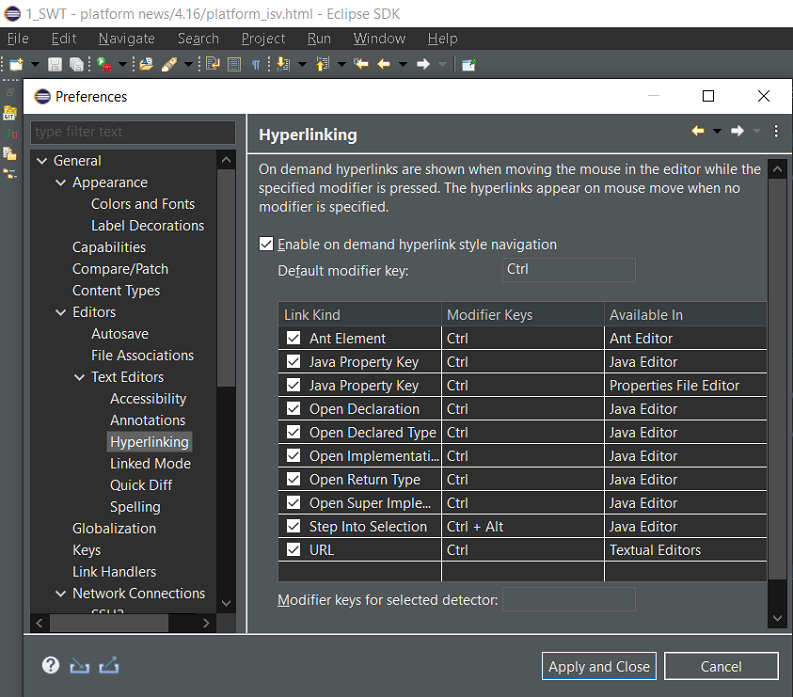 Support for dark menu, table header and text border on Windows