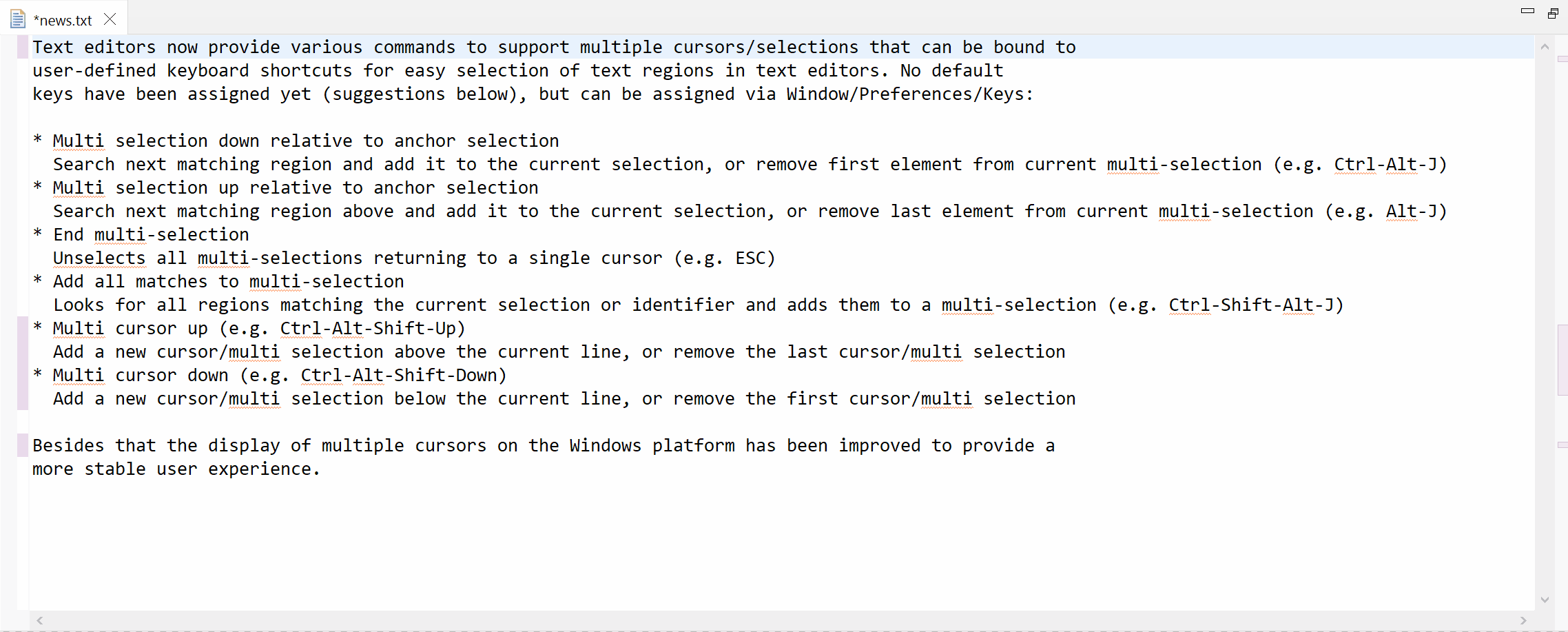 multi selection demo