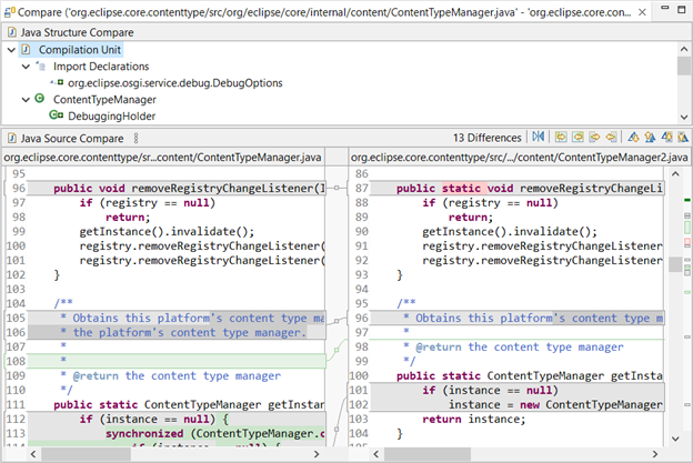Compare Editor