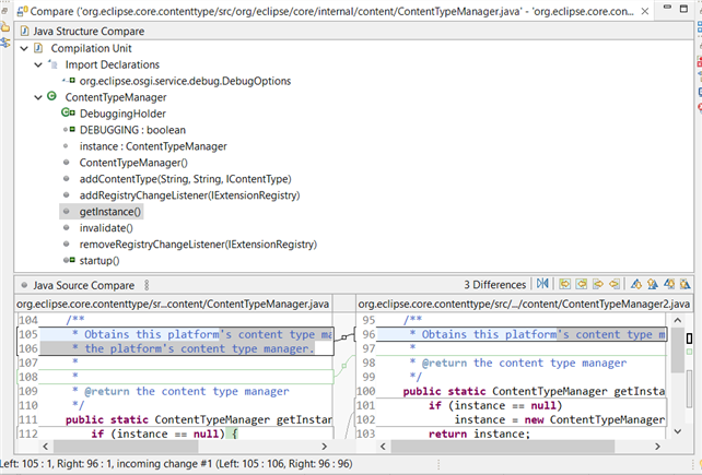 Compare Editor