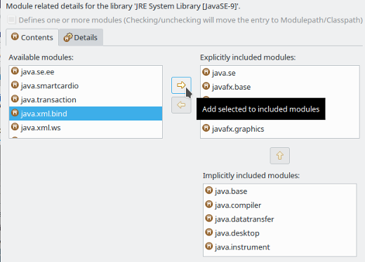 Configuring the Contents of a module container