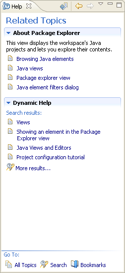 Dynamic help